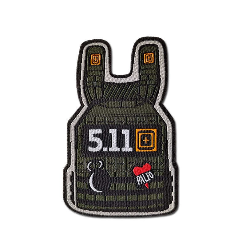 Tactical Vest PVC Armband CrossFit Backpack Sticker