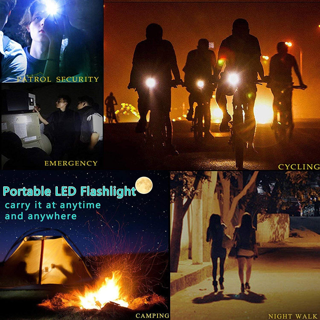 Tactical Portable LED Flashlight 1000 Lumens with 5 Modes. Small Size, Big Light.
