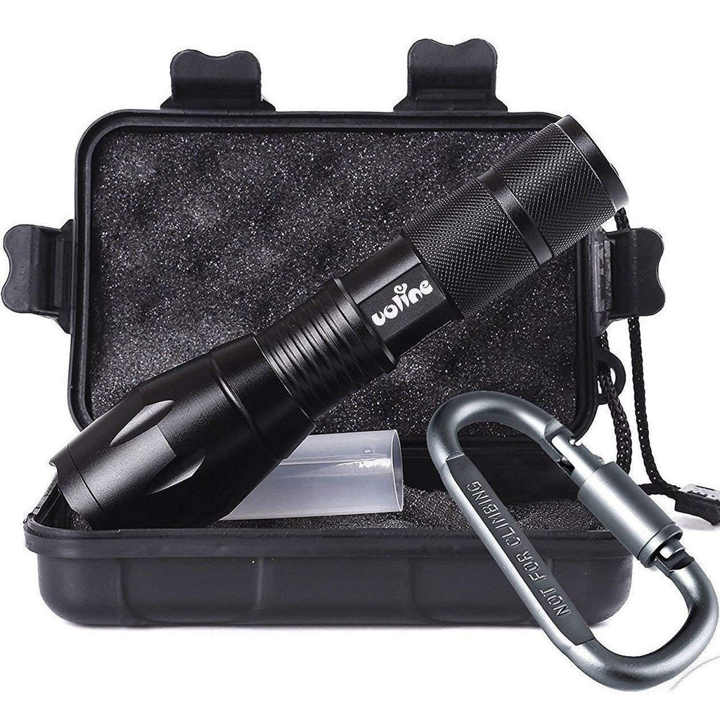 Tactical Portable LED Flashlight 1000 Lumens with 5 Modes. Small Size, Big Light.