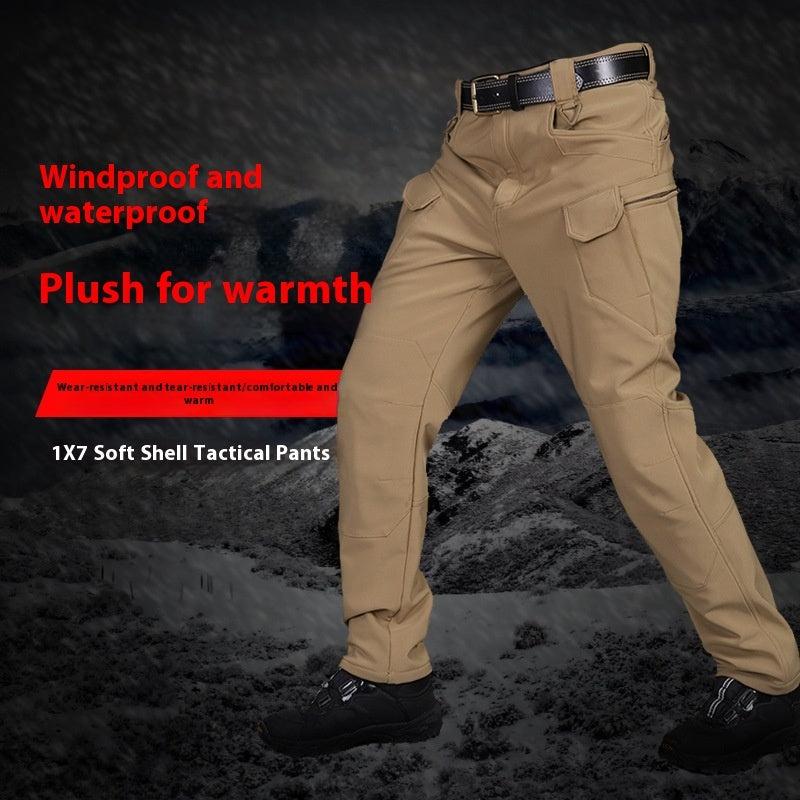 Waterproof Winter Tactical Pants Men's Shark Skin Soft Shell Tactical Pants