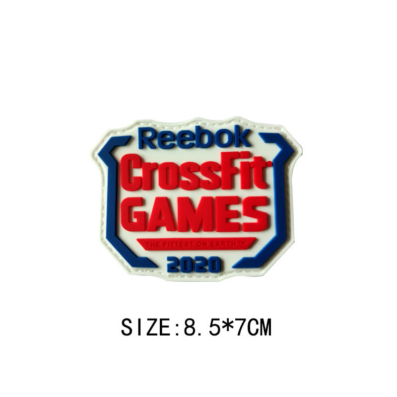 Tactical Vest PVC Armband CrossFit Backpack Sticker