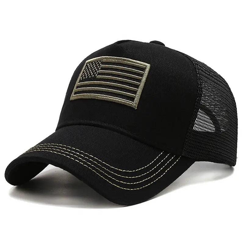 Tactical American Flag Baseball Cap.